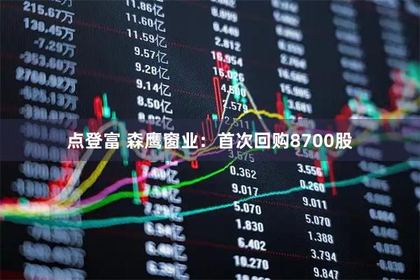 点登富 森鹰窗业：首次回购8700股